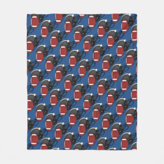 Polaire Couverture d'ouatine de casque de football et de