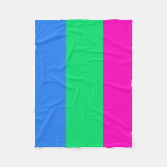 Polaire Couverture d'ouatine de drapeau de Polysexual (Devant)