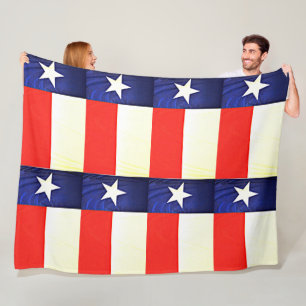 Polaire Couverture d'ouatine de drapeau du Texas