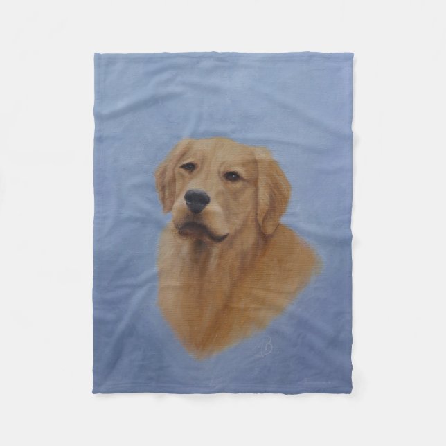 Polaire Couverture d'ouatine de golden retriever (Devant)