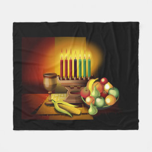 Polaire Couverture d'ouatine de Kwanzaa