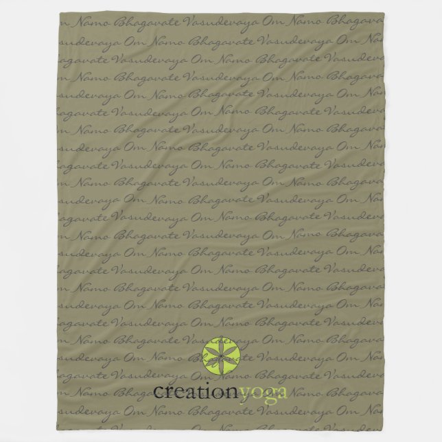 Polaire Couverture d'ouatine de l'OM Namo - 60" x 80" (Devant)