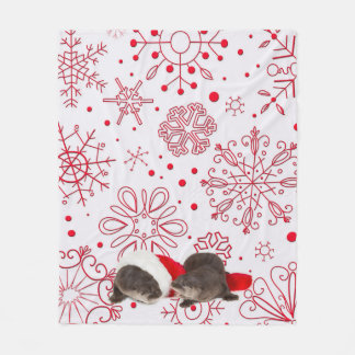 Polaire Couverture d'ouatine de loutre de Noël, milieu