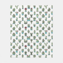 Couverture d'ouatine de motif de cactus