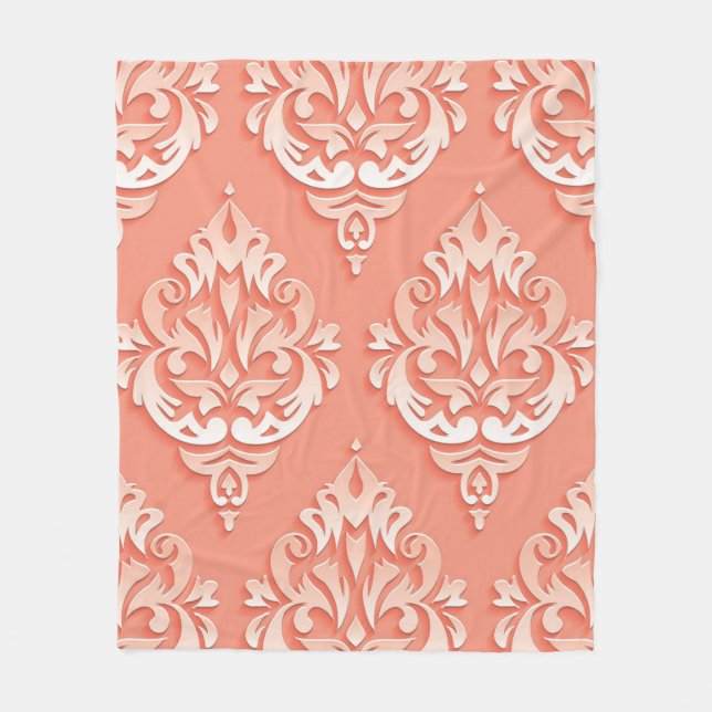 Polaire Couverture d'ouatine de pêche (Devant)