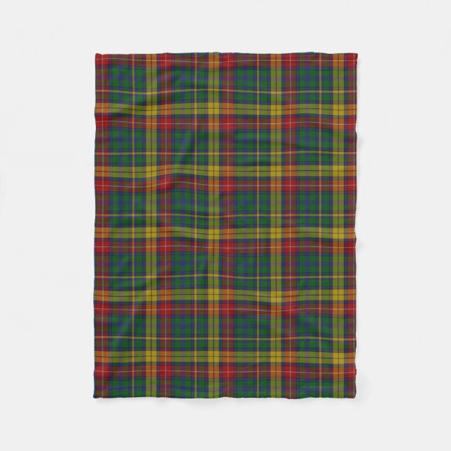 Polaire Couverture d'ouatine de plaid de tartan de clan de (Devant)