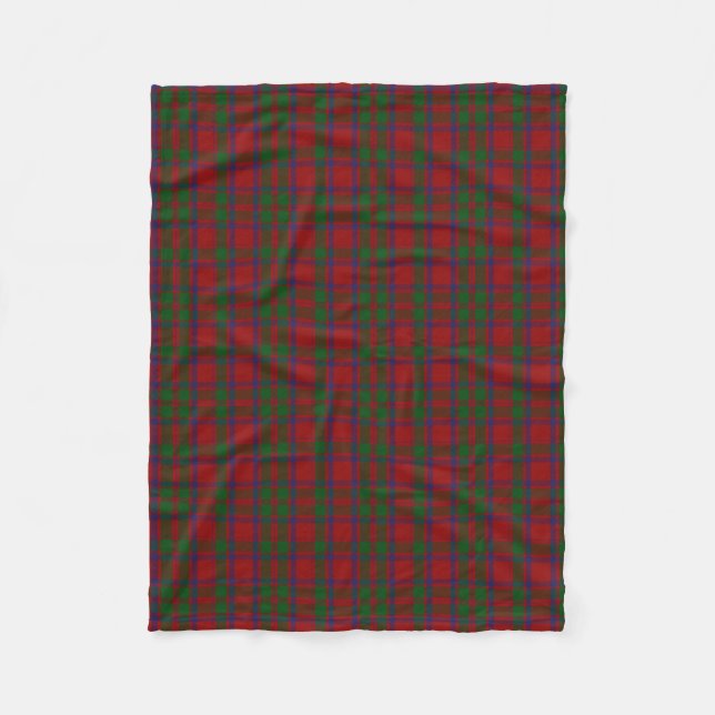 Polaire Couverture d'ouatine de plaid de tartan de clan de (Devant)