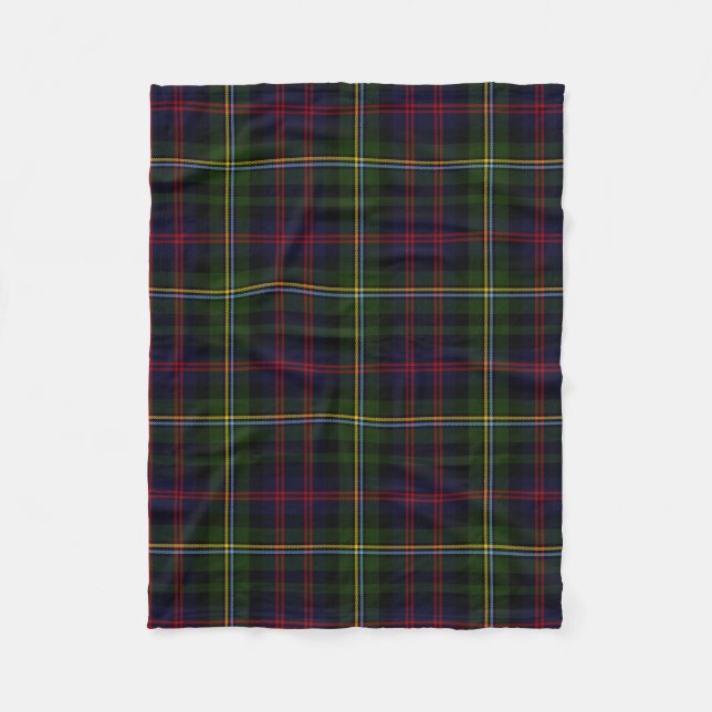 Polaire Couverture d'ouatine de plaid de tartan de clan de (Devant)
