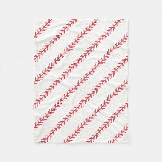 Polaire Couverture d'ouatine de point de base-ball (Devant)