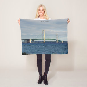 Polaire Couverture d'ouatine de pont de Mackinac