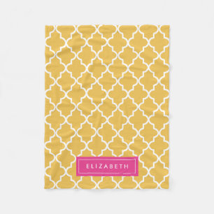 Polaire Couverture d'ouatine de Quatrefoil de roses