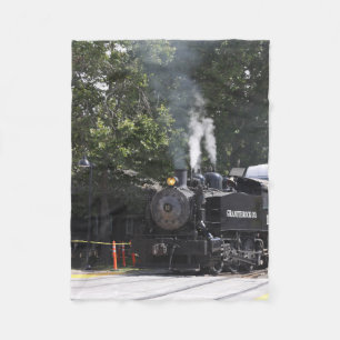 Polaire Couverture d'ouatine de train de machine à vapeur