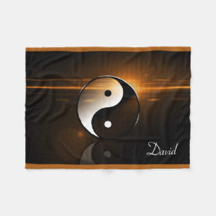 Polaire Couverture d'ouatine de Yin Yang