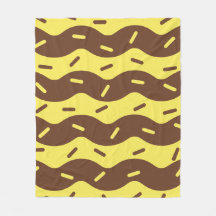 Couverture Douillette Glace Bananes Fondue
