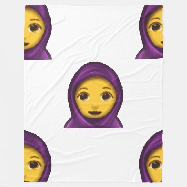 Polaire couverture du hijab émoji (Devant)