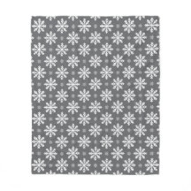 Couverture en laine avec flocons de neige de coule