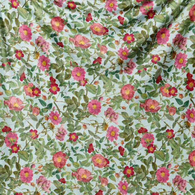 Polaire Couverture en laine vierge de rose sauvage vintage (Créateur téléchargé)