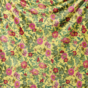 Polaire Couverture en laine vierge Vintage Wild Rose en ja