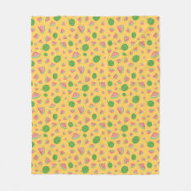 Couverture en molleton à motif de pastèque mignon