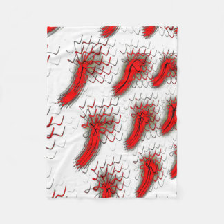 Polaire Couverture en molleton Brushwave Crimson