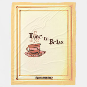 Polaire Couverture en molleton "Chocolate Bar" Time to Rel