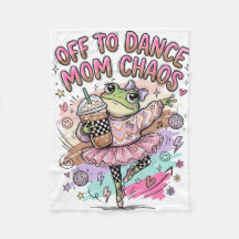 Couverture en molleton Dance Mom