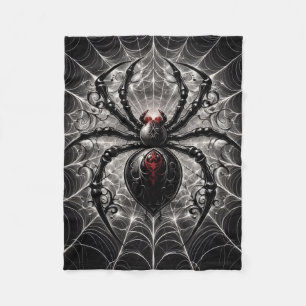 Polaire Couverture en molleton de fantaisie sombre araigné