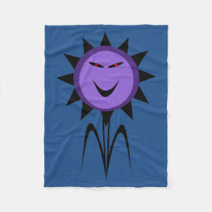 Polaire Couverture en molleton Evil Flower Kawaii Goth Hal