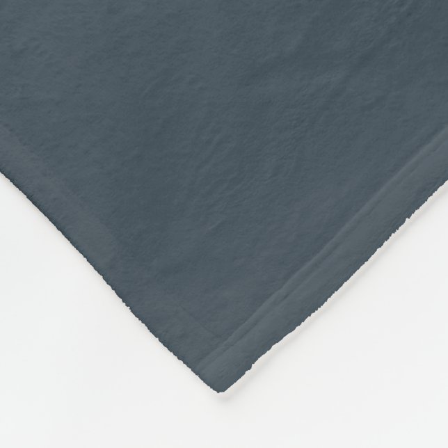 Polaire Couverture en molleton gris charbon (Coin)