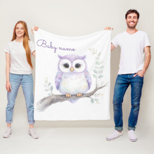 Polaire Couverture en molleton personnalisée pour bébé Sho