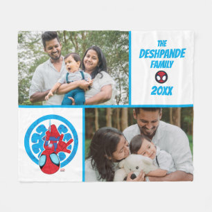 Polaire Couverture en molleton Photo de famille Spidey et