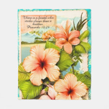 Couverture en molleton tropical Proverbes 18:24