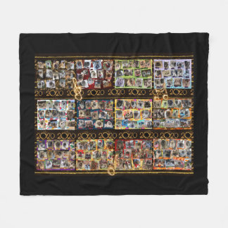 Polaire Couverture en peluche avec tous les collages
