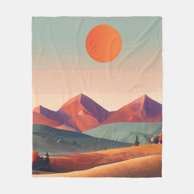 Polaire Couverture en polaire, moyenne 50 po x 60 po (Devant)