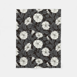 Polaire Couverture en toison de fleurs de lune
