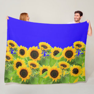 Polaire Couverture en toison de tournesol