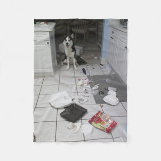 Polaire Couverture faite sur commande d'ouatine de chien