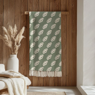 Polaire Couverture Florale Bohème Rétro Pastel Ambiance Co