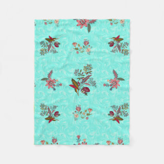 Polaire Couverture florale en fleur numérique