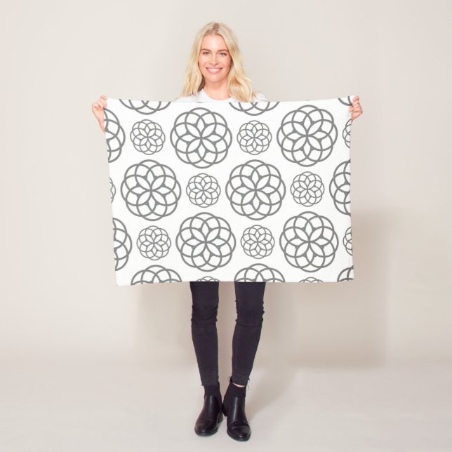 Polaire Couverture grise (En situation)