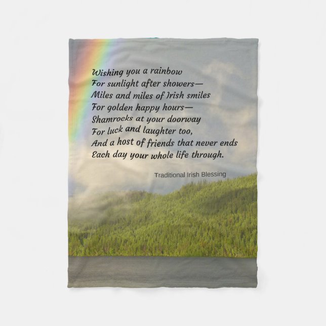 Polaire Couverture irlandaise traditionnelle de (Devant)