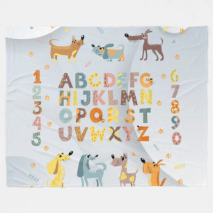 Polaire Couverture - Lettres ABC
