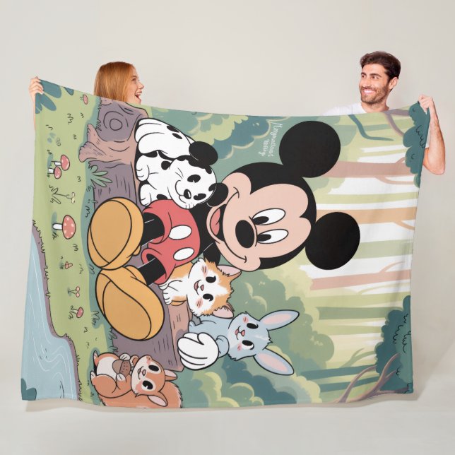 Polaire Couverture Mickey Mouse (En situation)