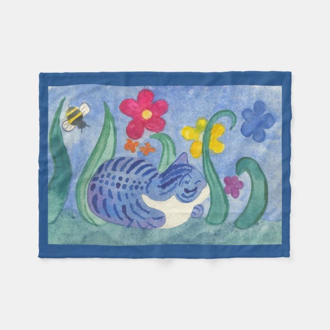 Polaire Couverture mignonne d'ouatine de conception de (Devant (Horizontal))