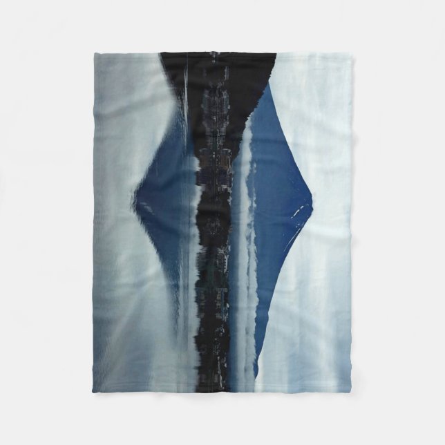 Polaire Couverture molle confortable d'ouatine du mont (Devant)