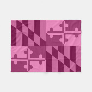 Polaire Couverture monochromatique de drapeau du Maryland