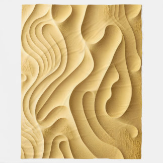 Polaire Couverture motif de sable