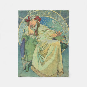 Polaire Couverture Mucha Alfons Princesse Hyacinta 1911