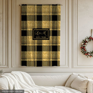Polaire Couverture noire et or Cadeau d'anniversaire chic