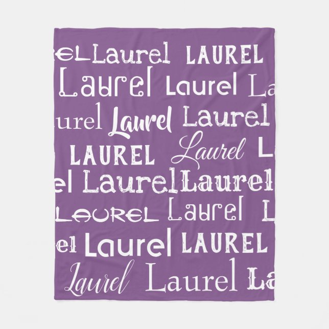 Polaire Couverture nommée répétée (Devant)